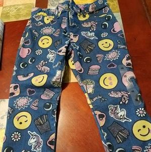 Girls emoji jeggings